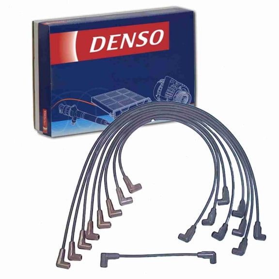 DENSO Spark Plug Wire Set compatible with Chevrolet C3500 5.7L V8 1994-1995