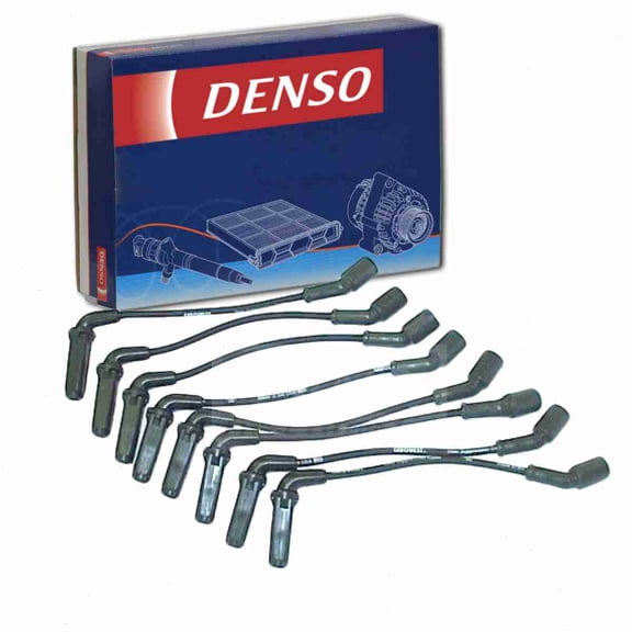 DENSO Spark Plug Wire Set compatible with Chevrolet Suburban 2500 8.1L V8 2001-2005