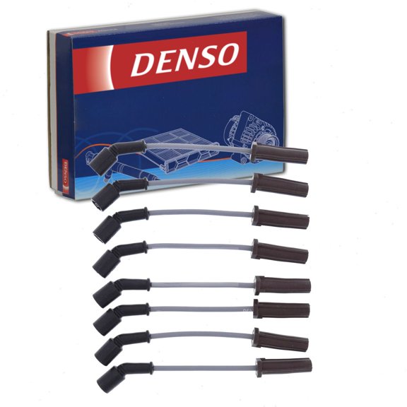 DENSO Spark Plug Wire Set compatible with Chevrolet Suburban 5.3L V8 2015-2016