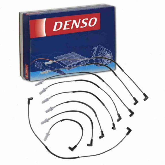 DENSO Spark Plug Wire Set compatible with Dodge Dakota 5.2L 5.9L V8 1992-1999