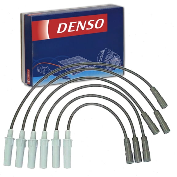 DENSO Spark Plug Wire Set compatible with Dodge Grand Caravan 3.3L 3.8L V6 2001-2007