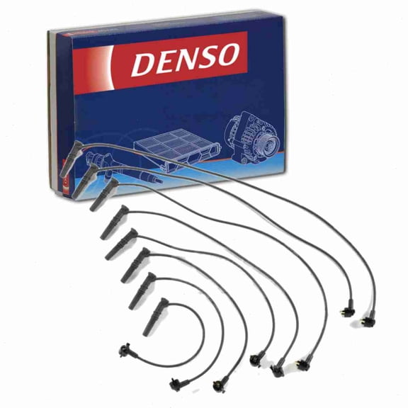 DENSO Spark Plug Wire Set compatible with Ford Expedition 4.6L V8 1997-1999