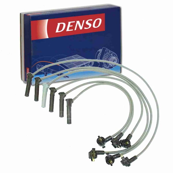 DENSO Spark Plug Wire Set compatible with Ford Explorer 4.0L V6 2001-2003