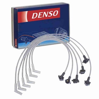 DEEGOOLY 2PCS FD487 Ignition Coils Pack & 8PCS Spark Plug Wires Set Compatible with Ford Mercury Lincoln Contour F150 Escort Explorer Mustang Ranger Town Car Mark VIII 4.6L V8 Replace#DG530 DG523