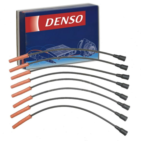 DENSO Spark Plug Wire Set compatible with Ford F-350 Super Duty 6.2L V8 2011-2015