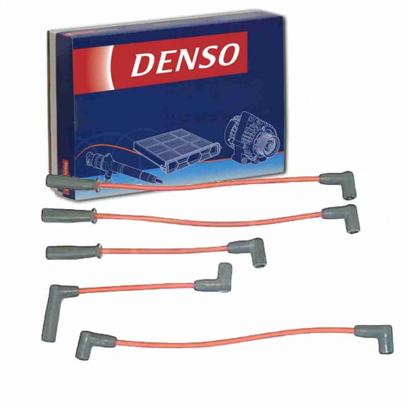 DENSO Spark Plug Wire Set compatible with Jeep Cherokee 2.5L L4 1991-2000