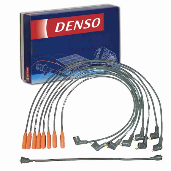 DENSO Spark Plug Wire Set compatible with Lincoln Continental 7.0L 7.5L 7.6L V8 1960-1974