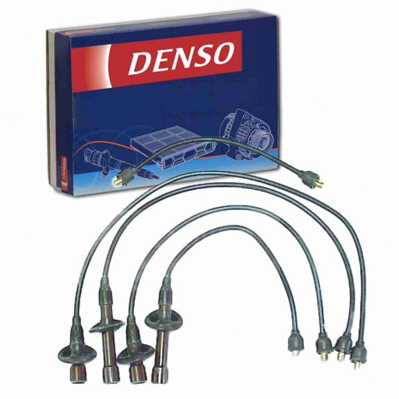 DENSO Spark Plug Wire Set compatible with Porsche 914 1.7L 1.8L 2.0L H4 1970-1976