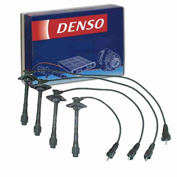 DENSO Spark Plug Wire Set compatible with Toyota RAV4 2.0L L4 1998-2000