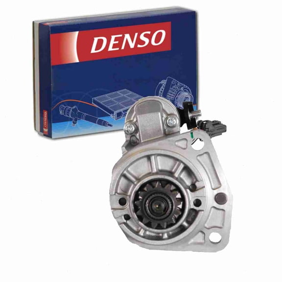 DENSO Starter Motor compatible with Nissan Rogue 2.5L L4 2008-2013