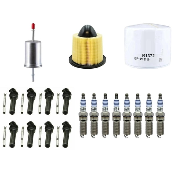 PartsDrive Tune Up Kit (Pack of 8 Motorcraft Spark Plugs & Boots) for Ford Mustang E150 F150 4.6L 5.4L