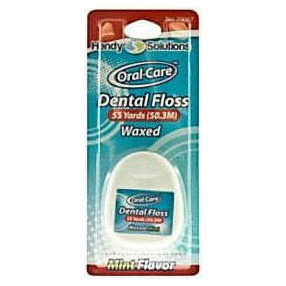 DENTAL FLOSS WAXED 55YD CRD