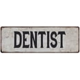thumbnail image 1 of DENTIST Vintage Look Rustic 6x18 Metal Sign Chic Retro 106180035015, 1 of 1
