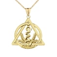 thumbnail image 1 of DENTISTRY SYMBOL PENDANT NECKLACE IN YELLOW GOLD, 1 of 1