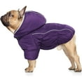 thumbnail image 1 of DENTRUN Warm Dog Coat, Reflective Fleece Lined Cold Weather Dog Jacket, Dog Hoodie with Leash Hole, Hooded Dog Winter Coat Pet Clothes for Small Medium Dogs Puppies, 1 of 7