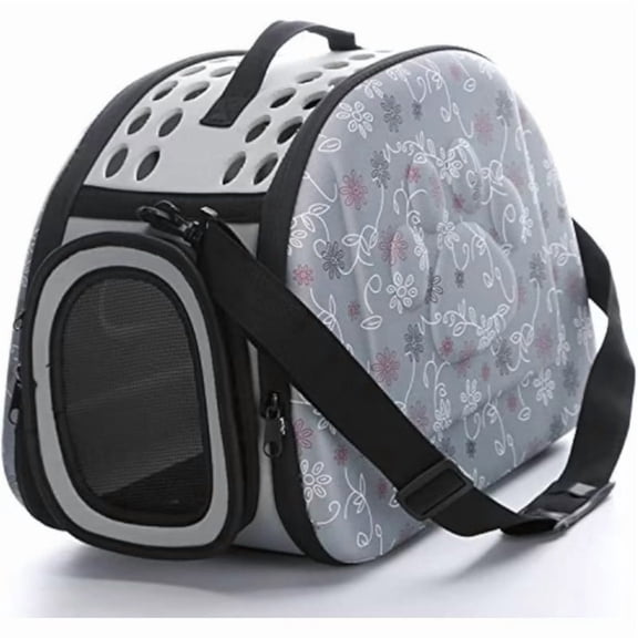 DENZUS Foldable Pet Carrier, Collapsible Travel Cage with Breathable Mesh for Dogs and Cats