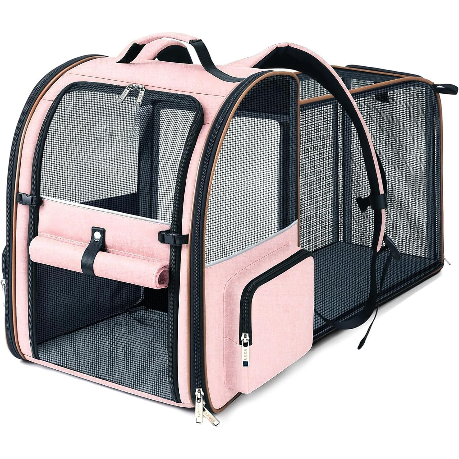 DENZUS Large Cat Backpack Carrier Expandable Pet Carrier Backpack for ...