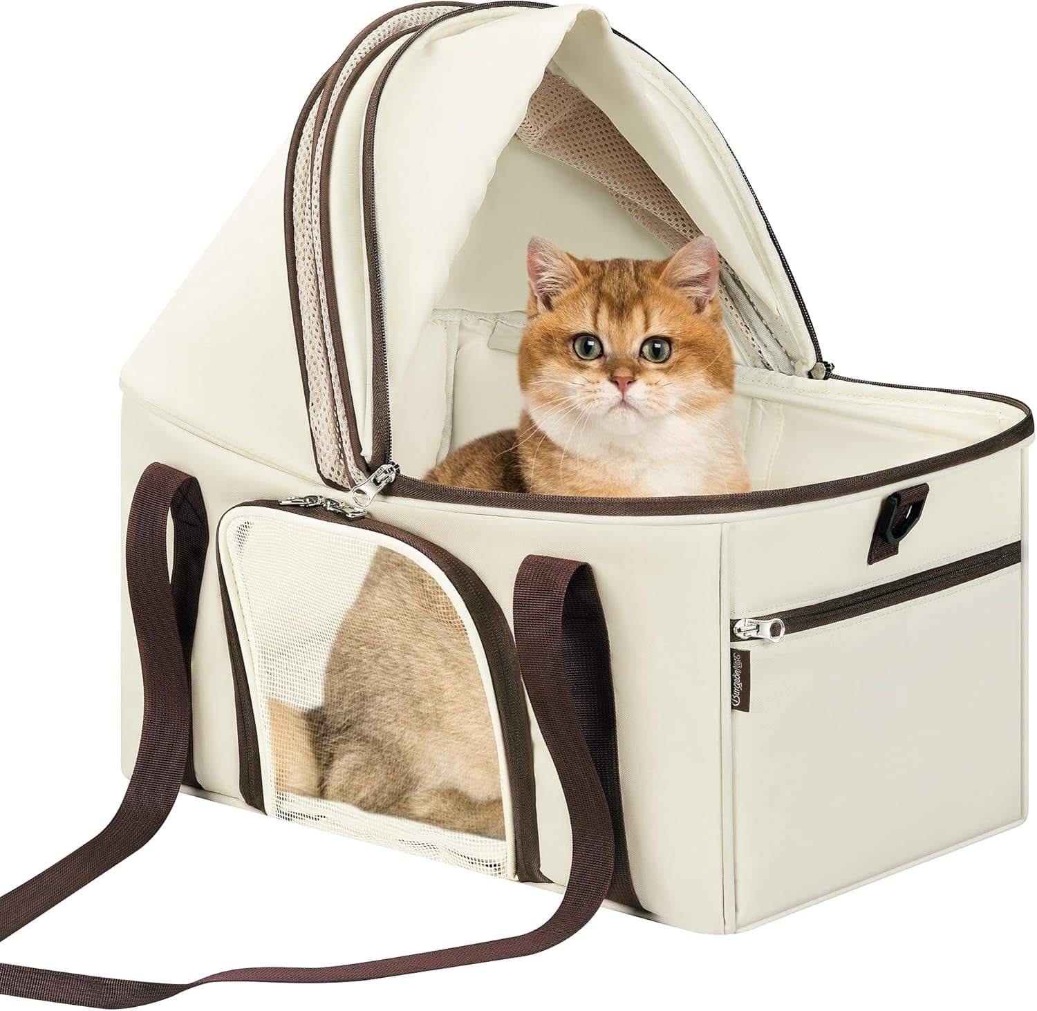 Snapshot of Cat Relaxation Travel Carrier With Canopy