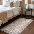 thumbnail image 1 of DEORAB 3X5 Area Rugs for Living Room, Machine Washable Bedroom Rugs Distressed Vintage Print Large Throw Rug Dining Room Aesthetic, Non Slip Carpet with Gripper, Ultra-Thin, 1 of 8