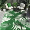 thumbnail image 1 of DEORAB 5'x8' Outdoor Rugs Waterproof Patio Lightweight Reversible Plastic Carpet Outside Camping Mat,DarkGreen, 1 of 8