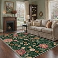 thumbnail image 1 of DEORAB 5x7 Area Rugs Floral Forest Low Pile Lightweight Washable Non Slip Rug for Living Room, Bedroom, 1 of 6