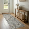 thumbnail image 1 of DEORAB Runner Rug 2X6 Non Slip Hallway Vintage Rugs, Machine Washable Lightweight Mat for Living Room, Entryway, Bedroom, Kitchen and Passage, Ultra-Thin, 1 of 8
