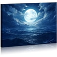 thumbnail image 1 of DEORAIO Ocean Beach Summer Starfish Canvas Wall Art Nursery Marine Life Themed Paintings Art Decor for Living Room Baby Room Nursery Bedroom Bathroom Office Decor Framed Ready To Hang 12x16inches, 1 of 7