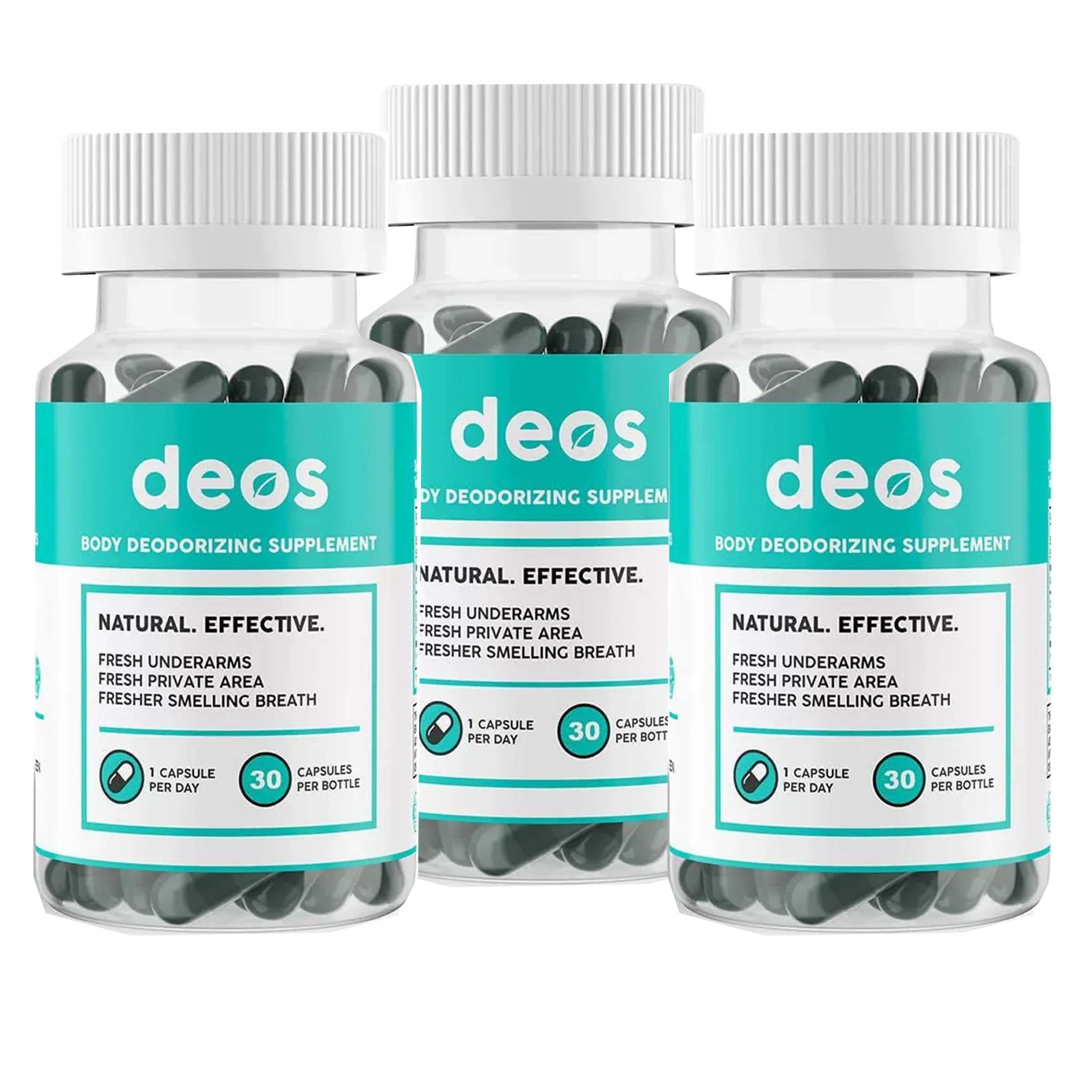 DEOS Body Deodorizing - Full Body Deodorizer for Gut Health, Skin