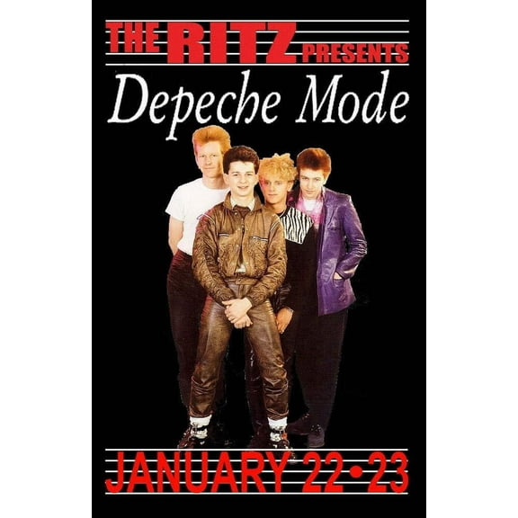 DEPECHE MODE REPLICA 1982 CONCERT POSTER