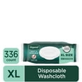 thumbnail image 1 of Depend XL Disposable Washcloths for Adults, 8 Flip-Top Packs, 42 Wipes Per Pack (336 Wipes Total), 1 of 10