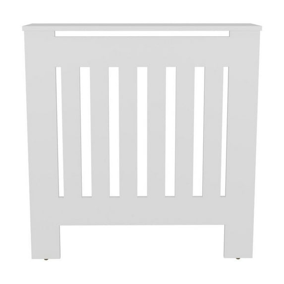 Depot E-Shop Lagro Radiator Cover Cabinet, 1 Shelf, White