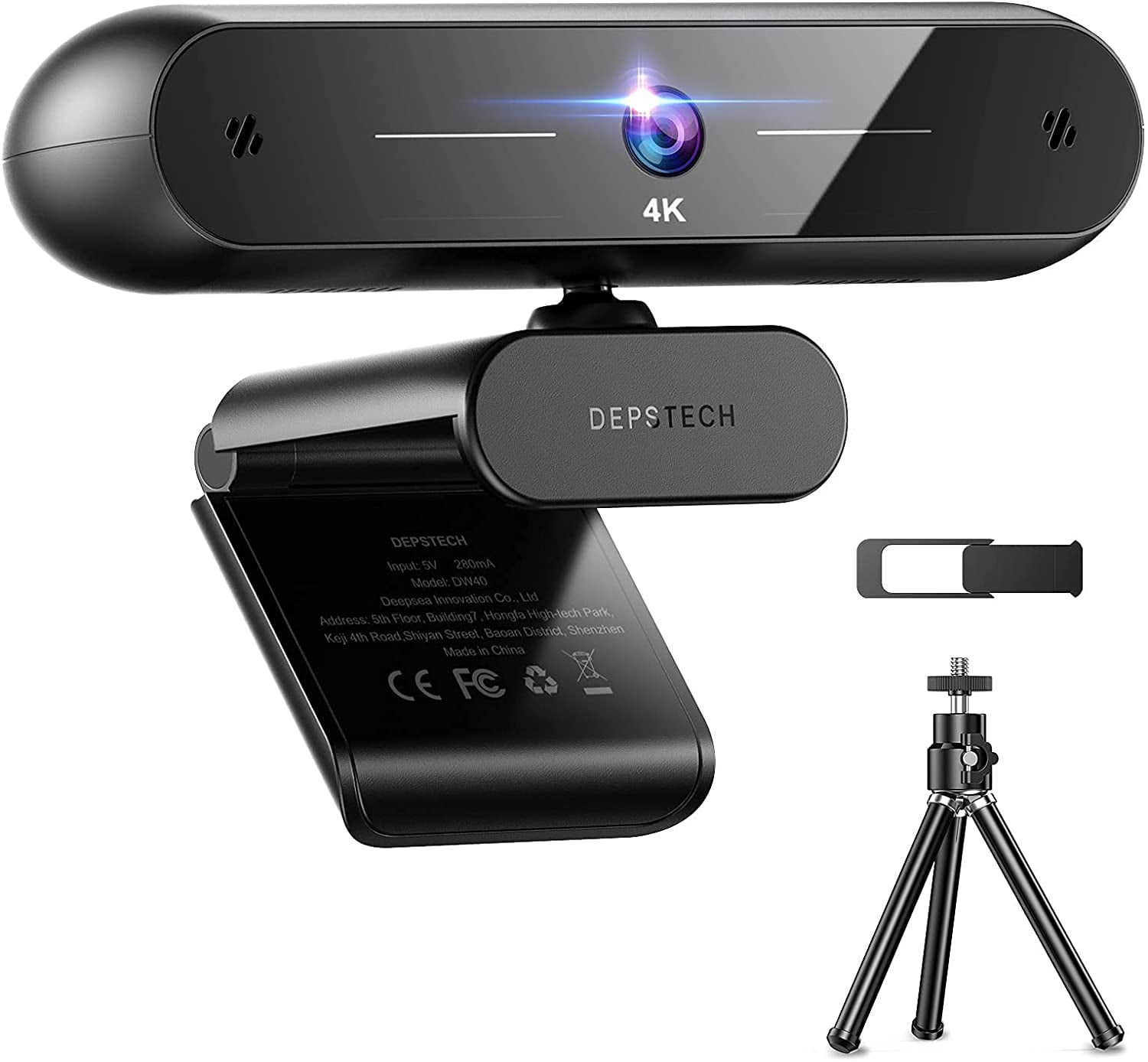 4K Webcam, Autofocus Sony HD Web Camera with Microphones – DEPSTECH