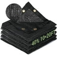 thumbnail image 1 of Garden 40% Shade Cloth, Resistant Sun Shade Net 10x20FT Mesh Tarp with HDPE Material and Reinforced Grommets Shade Trap for Greenhouse, Plant, Pergola, and Backyard Patio Sunshade, 1 of 8
