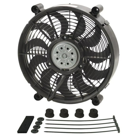 DERALE 12 in 1450 CFM HO RAD Electric Cooling Fan P/N 18212 Fits select: 2012-2013 HONDA CIVIC, 2012-2013 FORD FOCUS