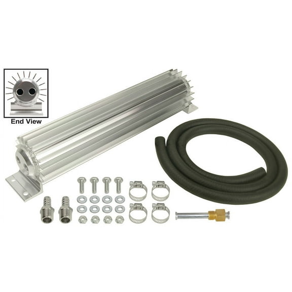DERALE 14-1/4 x 2-3/16 x 3-1/4 in Automatic Trans Fluid Cooler Kit P/N 13263