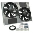 thumbnail image 1 of DERALE Dual 13 in 4000 CFM HO RAD Electric Cooling Fan P/N 16927, 1 of 3