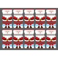 DERAYEE 10 Packs Christmas OIF8 Crackers DIY Christmas No Snap Party