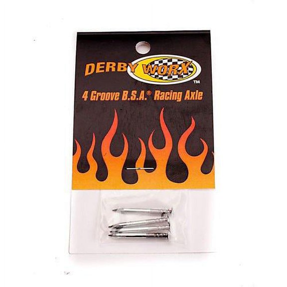 DERBY WORX INC 4 Grooved Axles 4 DWX4GA01