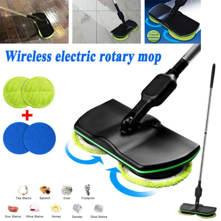 4 In 1 Cordless Electric Mop Spin Floor Cleaner Polisher Waxing