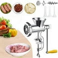 DERCLIVE Manual Meat Grinder, Sausage Maker, Beef, Pork, Chicken Mincer
