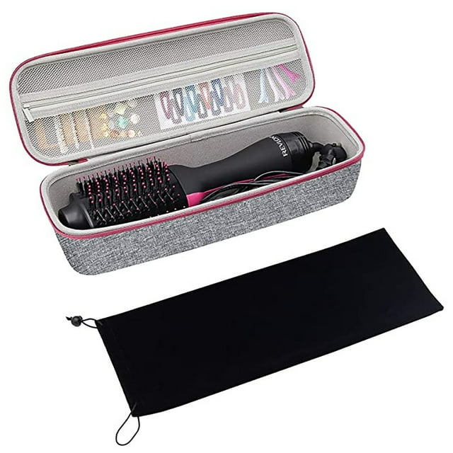 DERCLIVE Travel Case for Revlon One Step Hair Dryer Brush, Hard Travel