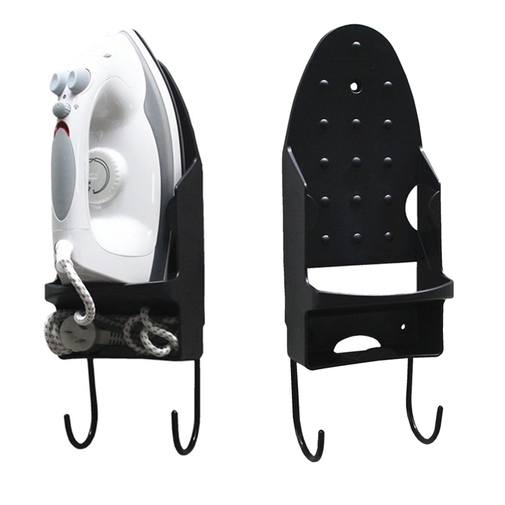 DERCLIVE Wall Mounted Iron Holder Ironing Board Wall Rack Electric Iron