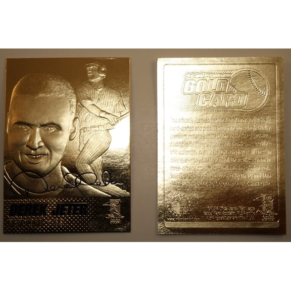 DEREK JETER 2004 Sculptured Gold Card New York Yankees NM-MT Limited Edition