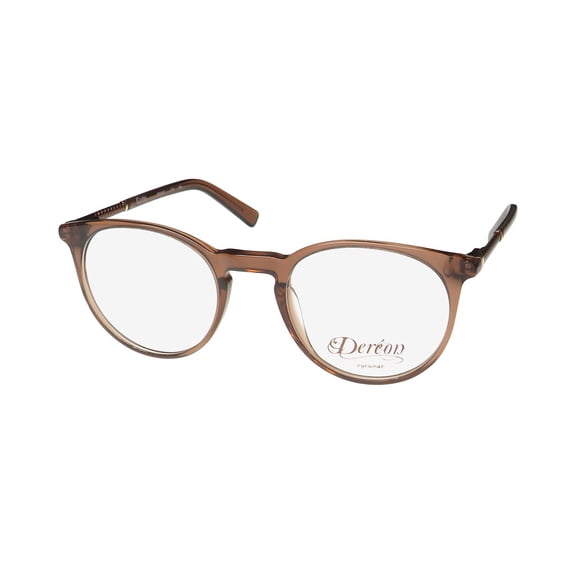 DEREON DOV547 EYEGLASS FRAME/GLASSES ROUND SHAPED LENSES CONTEMPORARY AUTHENTIC