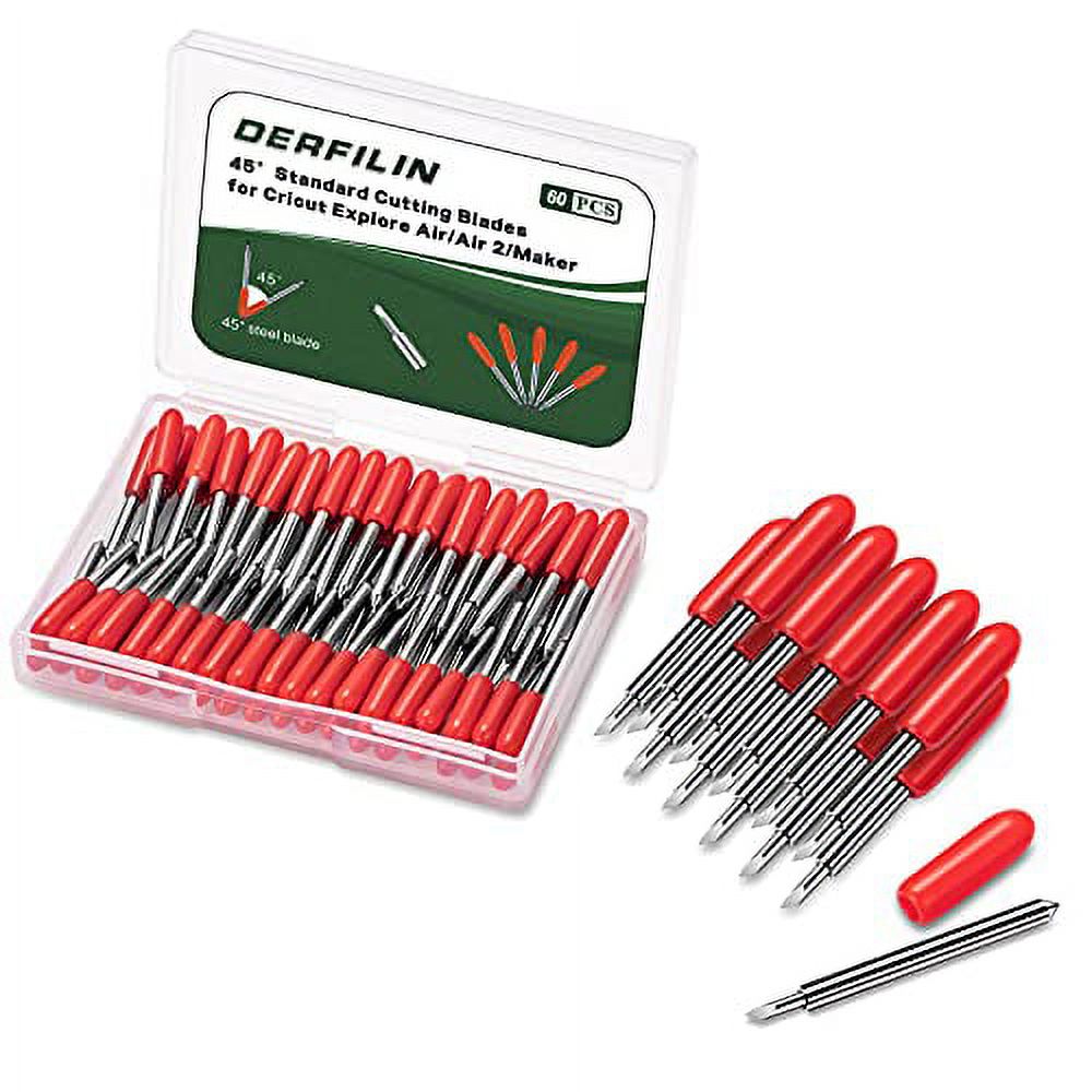 DERFILIN 60PCS Fine Point Blades for Explore Air/Air 2 Maker 3