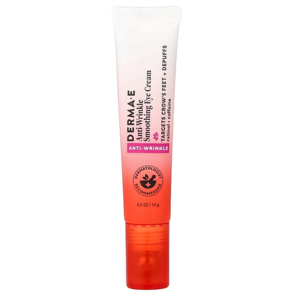 DERMA E Anti-Wrinkle Smoothing Eye Cream, 0.5 oz (14 g)