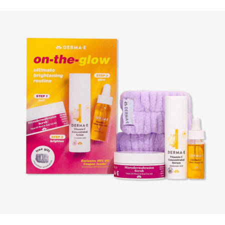 DERMA E Discovery Kit On-The Glow Minis