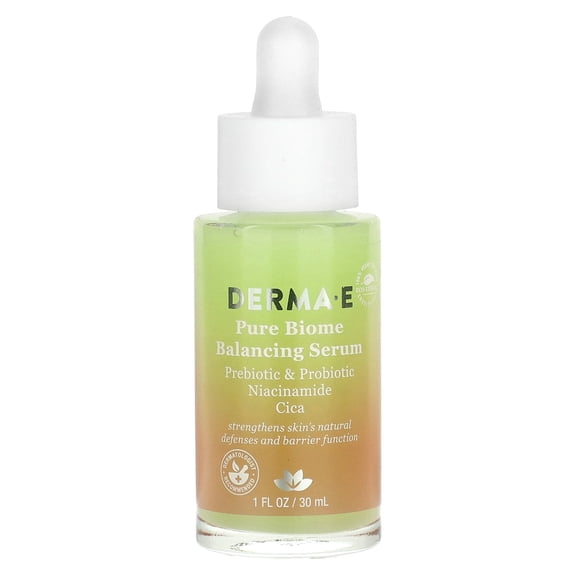 DERMA E Pure Biome Balancing Serum, 1 fl oz (30 ml)