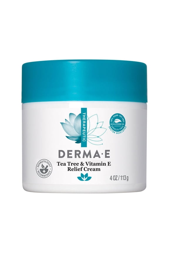 Tea Tree and Vitamin E Skin Relief Cream, 4 oz