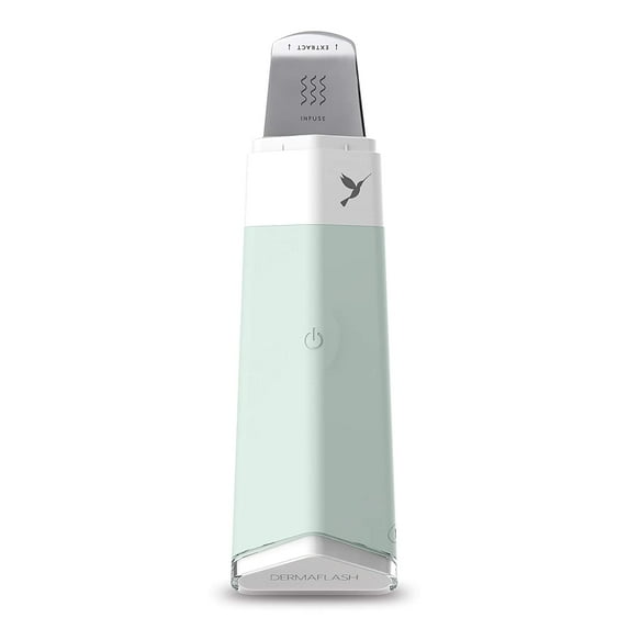 DERMAFLASH DERMAPORE Pore Extractor and Serum Infuser Device, Icy Green